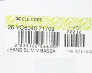 جينز كافالي شيك أزرق بقصّة مستقيمة