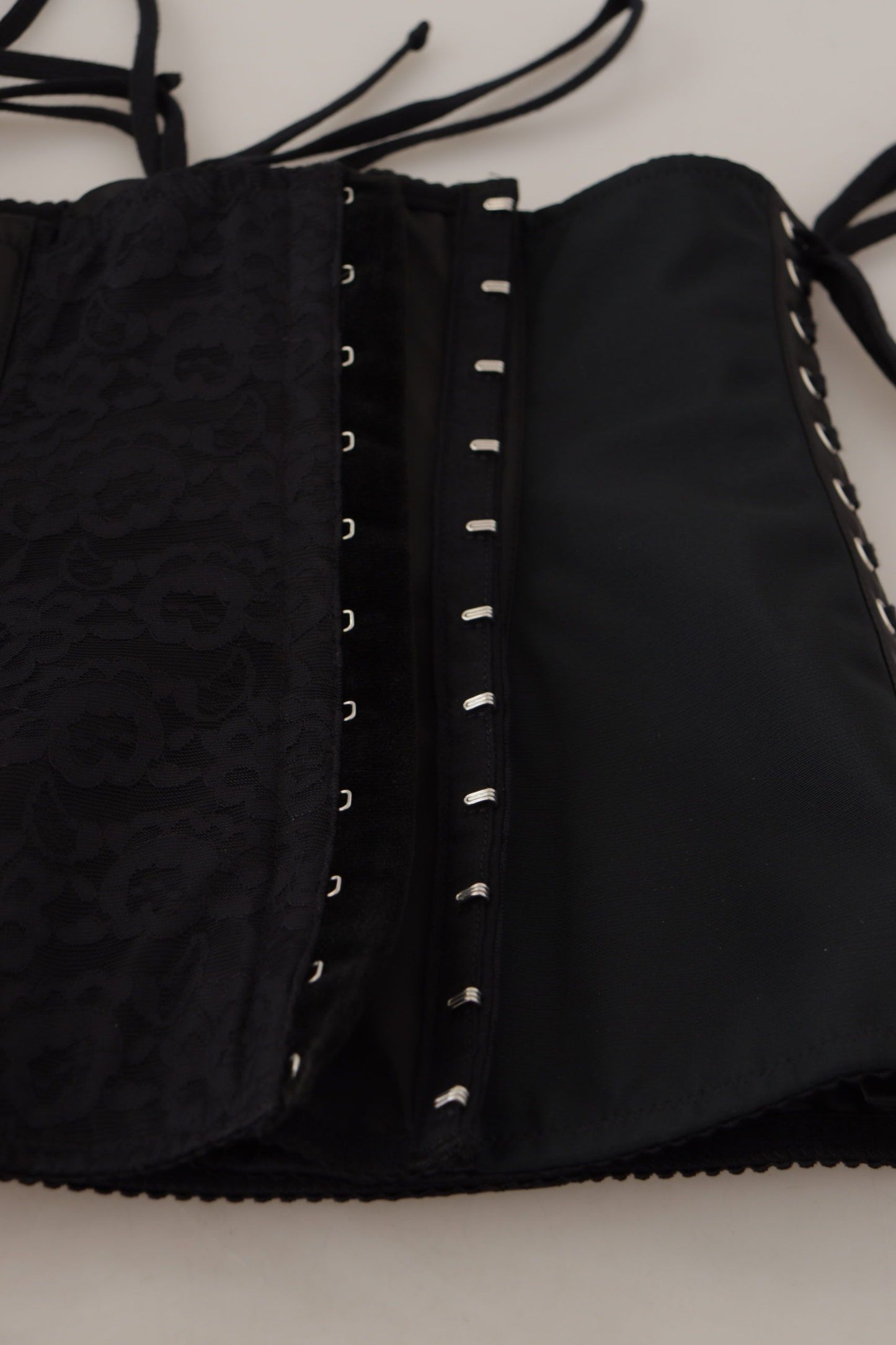 دولتشي آند غابانا أعلى حزام الخصر مشد أسود أنيق