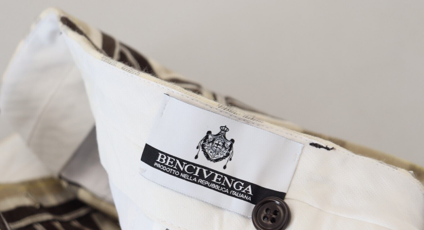 BENCIVENGA بنطال قطني أنيق متعدد الألوان