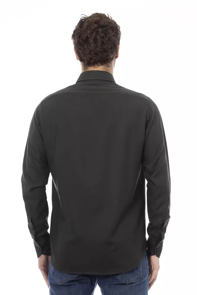 بالدينيني تريند قميص أنيق ذو ياقة إيطالية باللون الأخضر