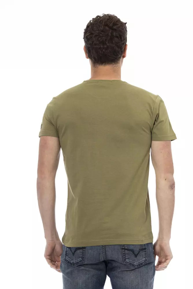 Trussardi Action Green Cotton Men's T-Shirt