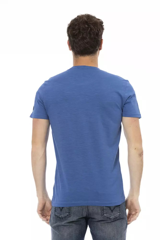 Trussardi Action Blue Cotton Men's T-Shirt