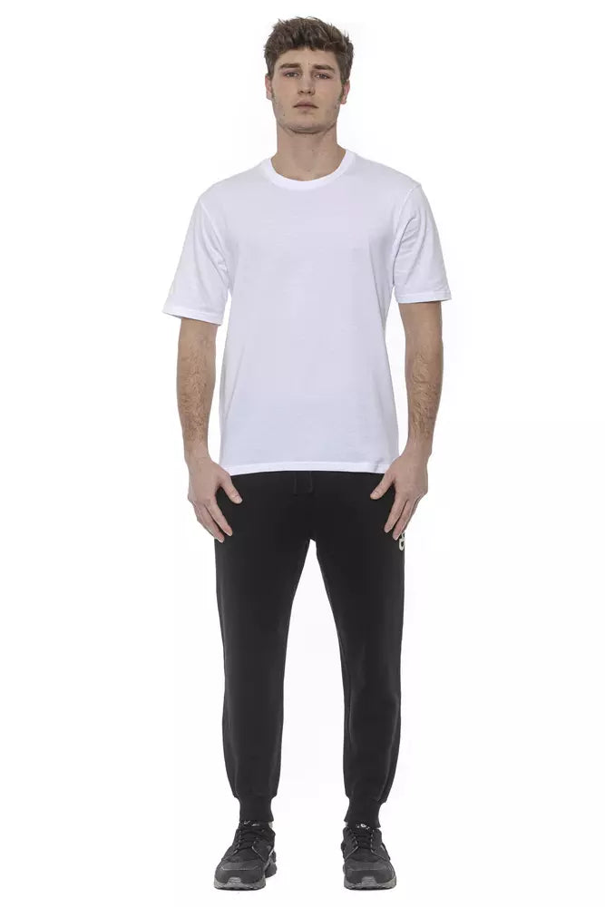 Tond White Cotton Men's Oversized T-Shirt