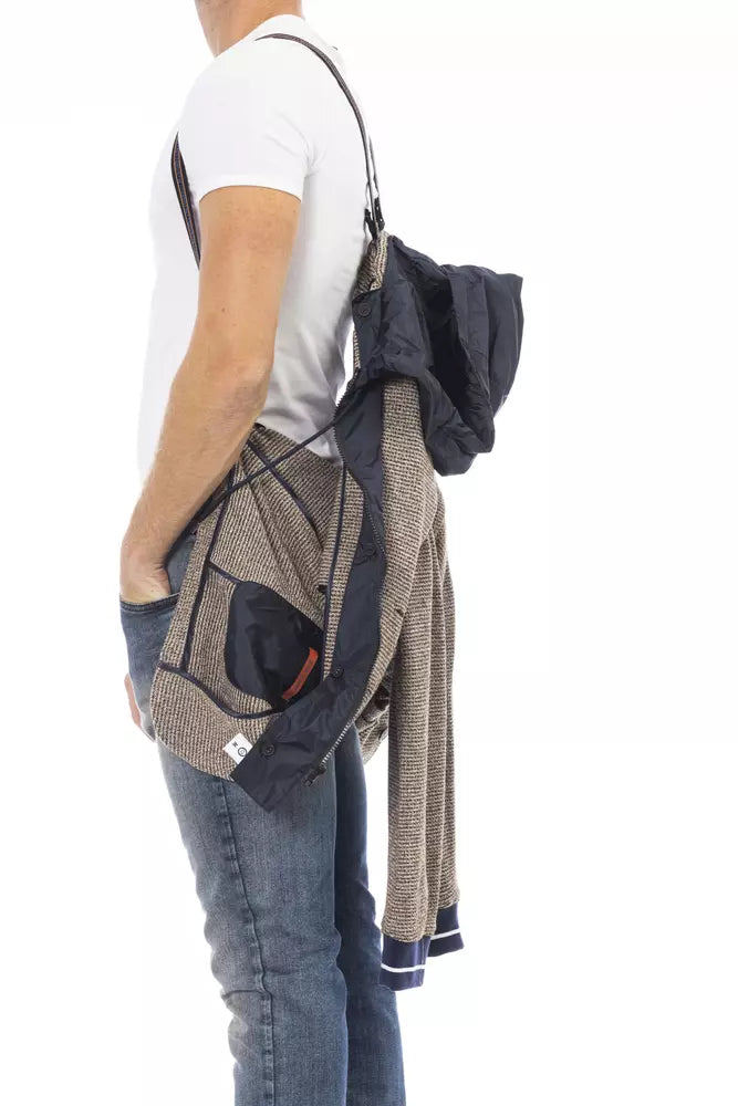 سترة Distretto12 أنيقة من القماش بغطاء للرأس مقاومة للماء