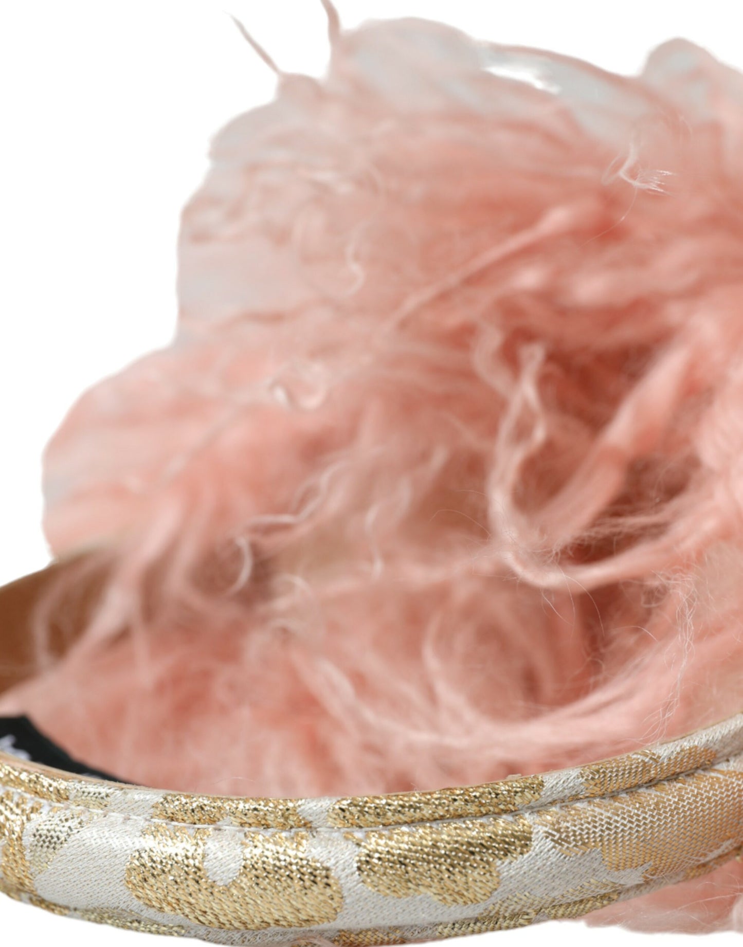 غطاء للأذنين من الفرو الوردي الأنيق من Dolce & Gabbana - إكسسوار شتوي أنيق