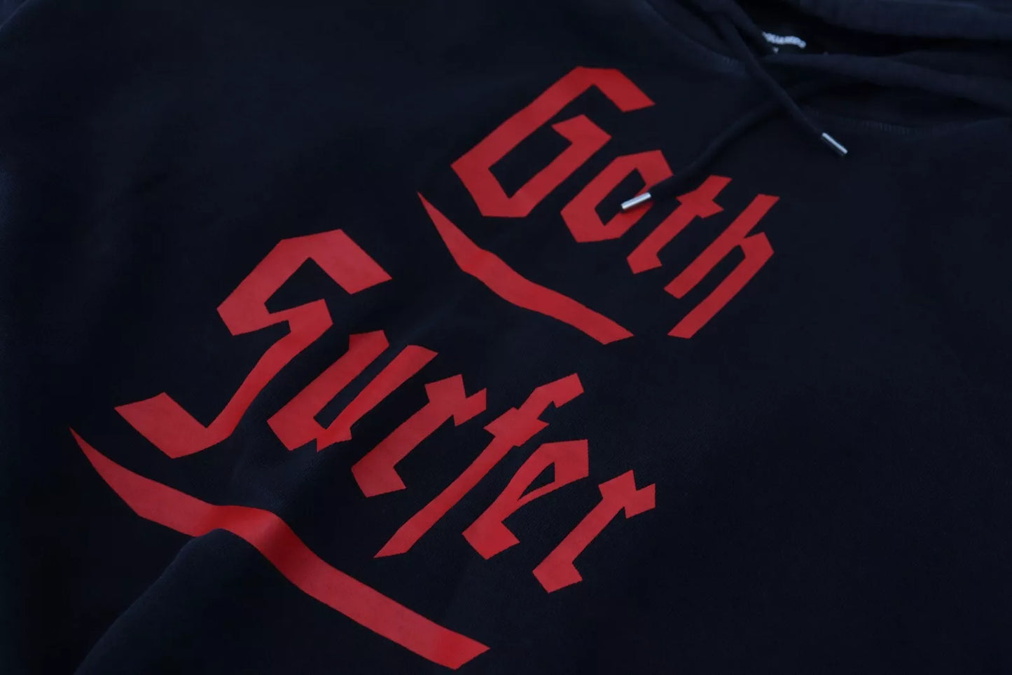 سترة صوفية رجالية مطبوعة بغطاء للرأس من القطن الأسود من Dsquared²