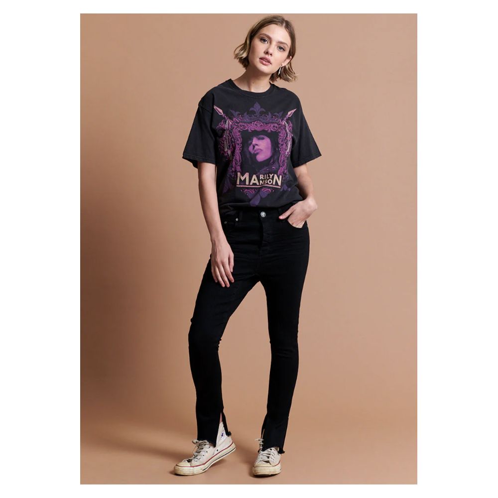 One Teaspoon Black Cotton Women Jeans