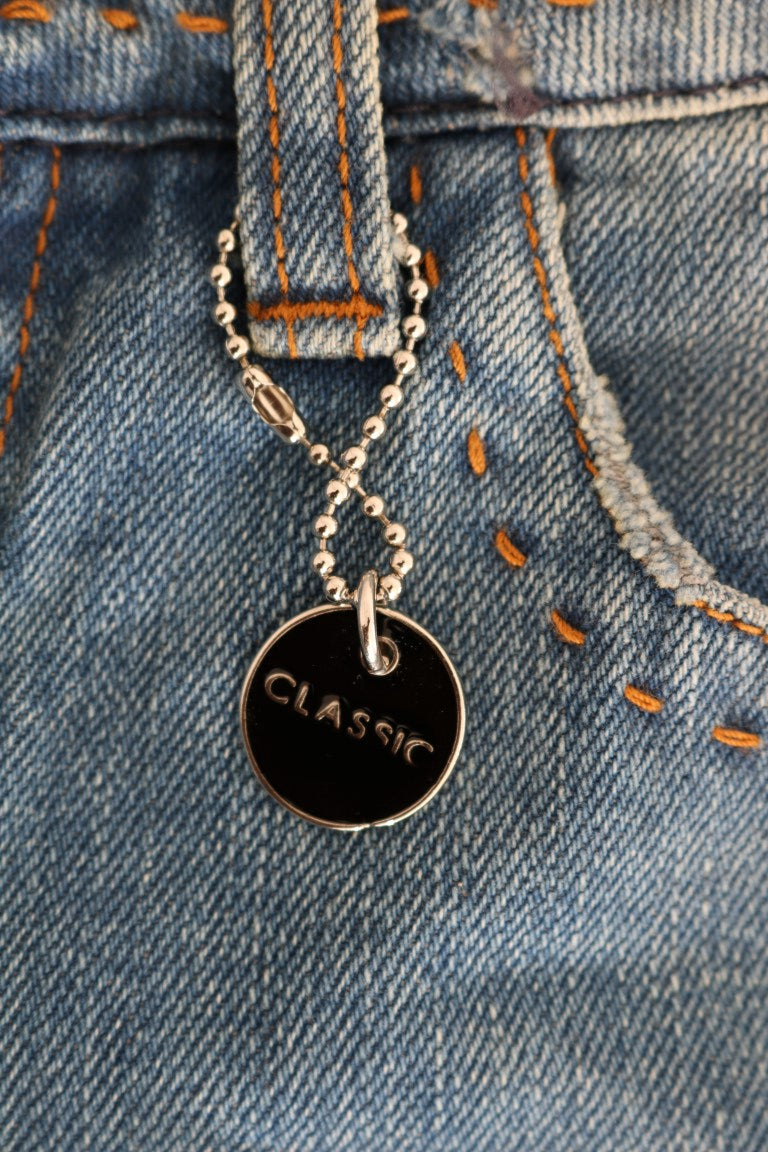 زي ناشيونال شيك كلاسيك جينز أزرق مستقيم