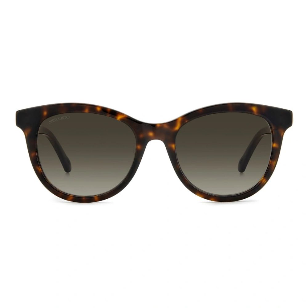 Jimmy Choo Brown Haircalf Sunglasses