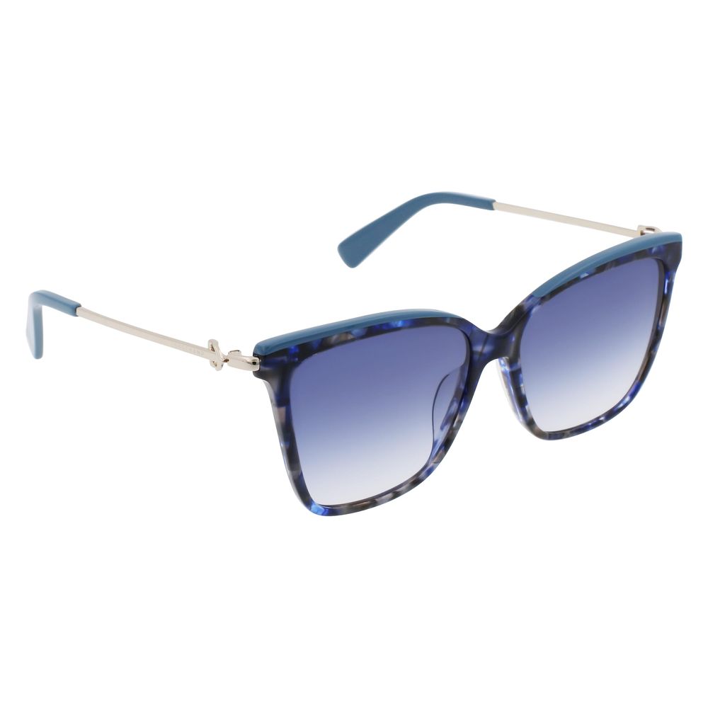 Longchamp Blue Haircalf Sunglasses