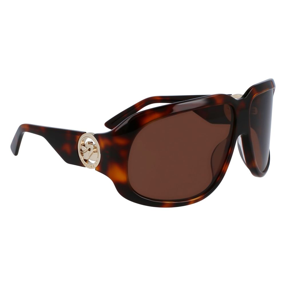 Longchamp Brown Haircalf Sunglasses