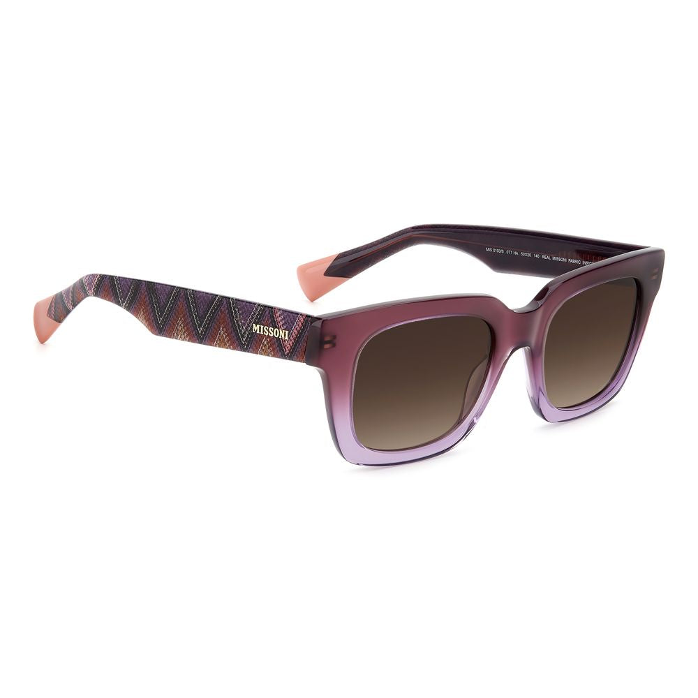 Missoni Purple Haircalf Sunglasses
