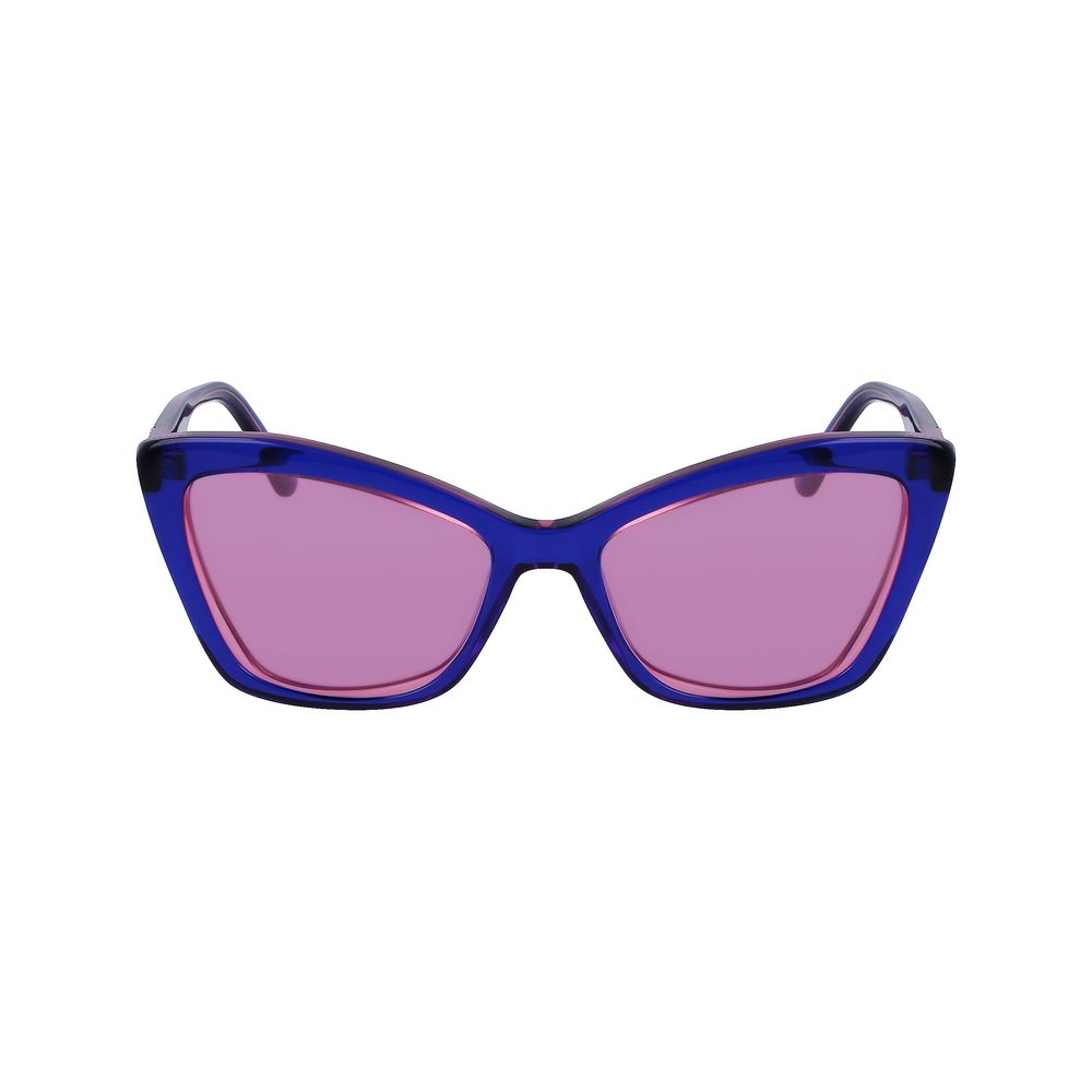 Karl Lagerfeld Blue Haircalf Sunglasses