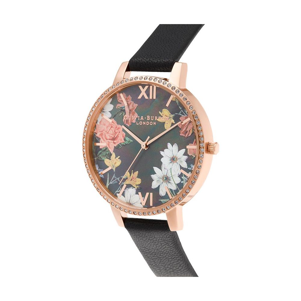 Olivia Burton Black Artificial Leather Watch