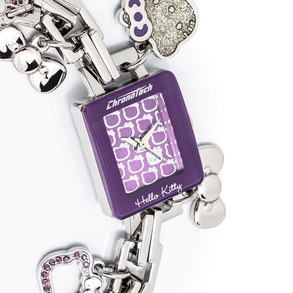 Chronotech Silver Stainless Steel Watch