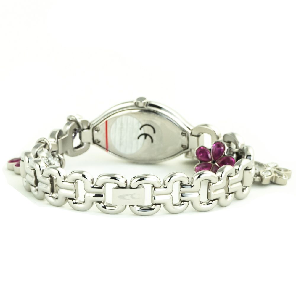 Chronotech Silver Stainless Steel Watch