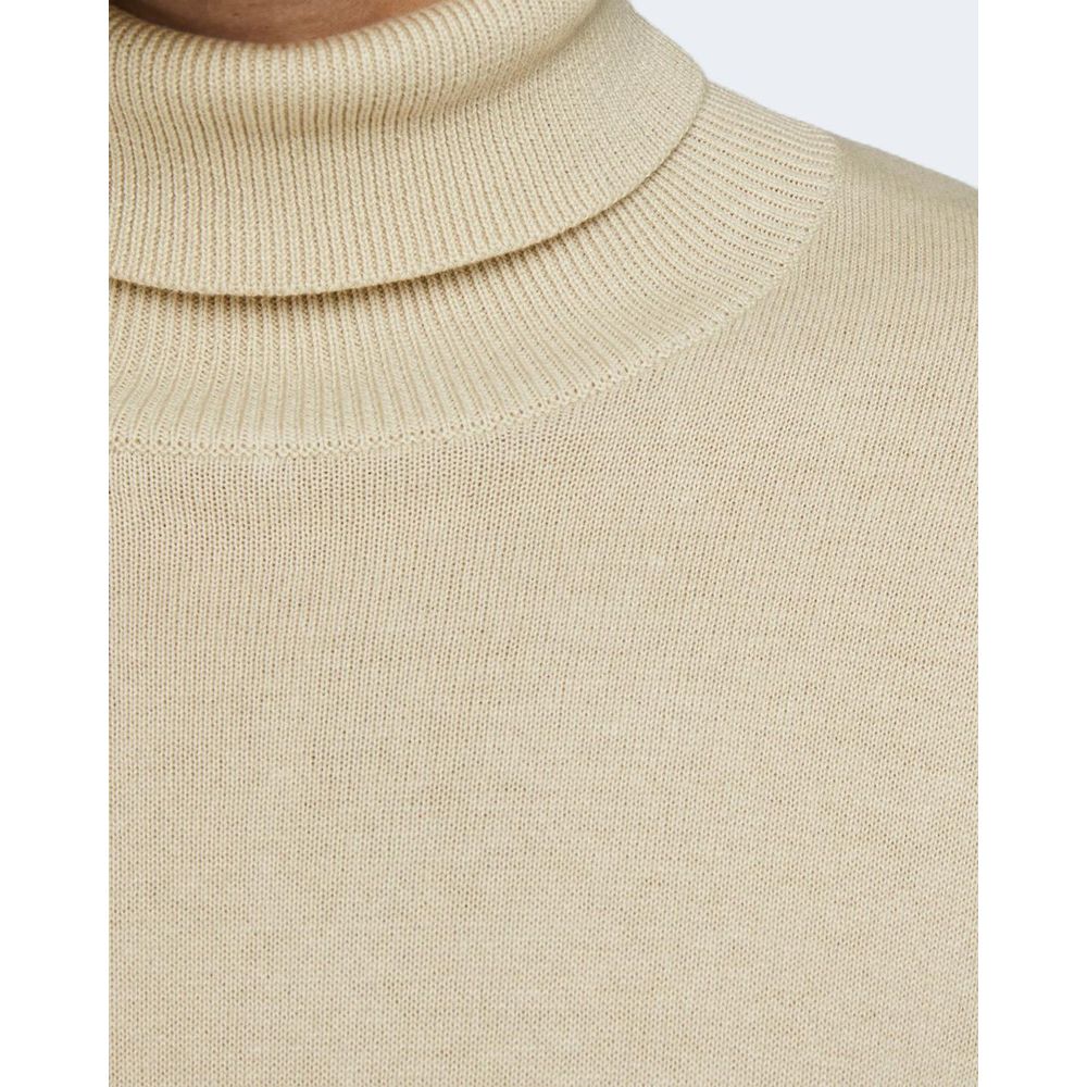 Jack Jones Beige Cotton Sweater