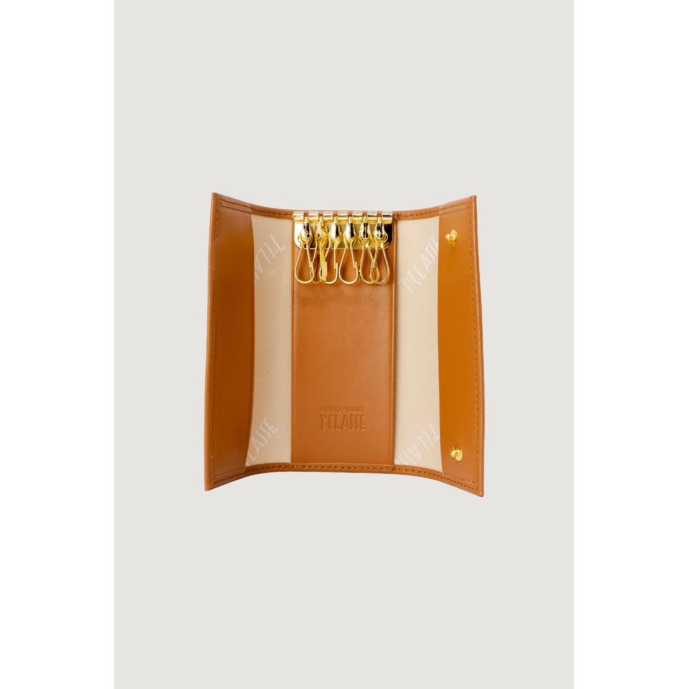 Alviero Martini Prima Classe Beige Polyester Keychain