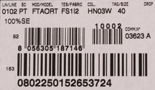 بنطال دولتشي آند غابانا الأنيق عالي الخصر من الحرير المنقط