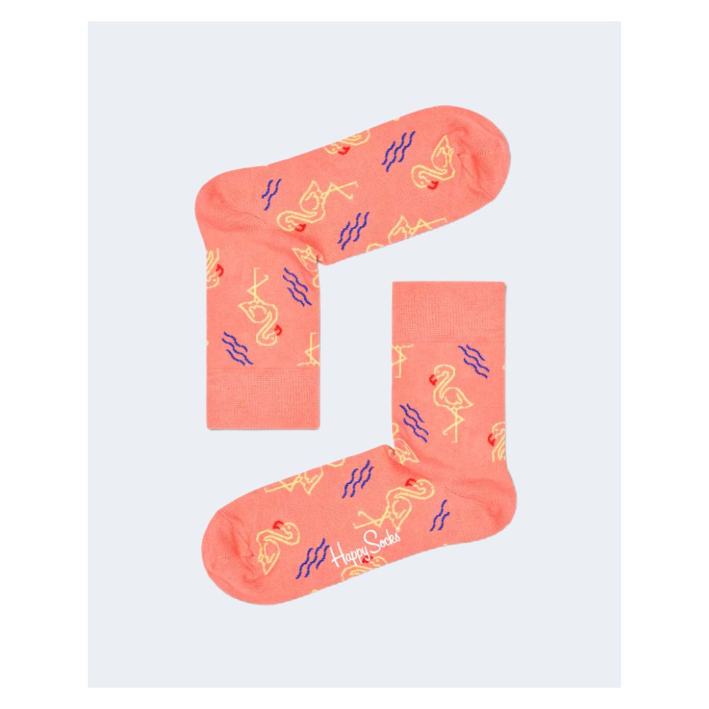 Happy Socks Orange Cotton Tights & Sock