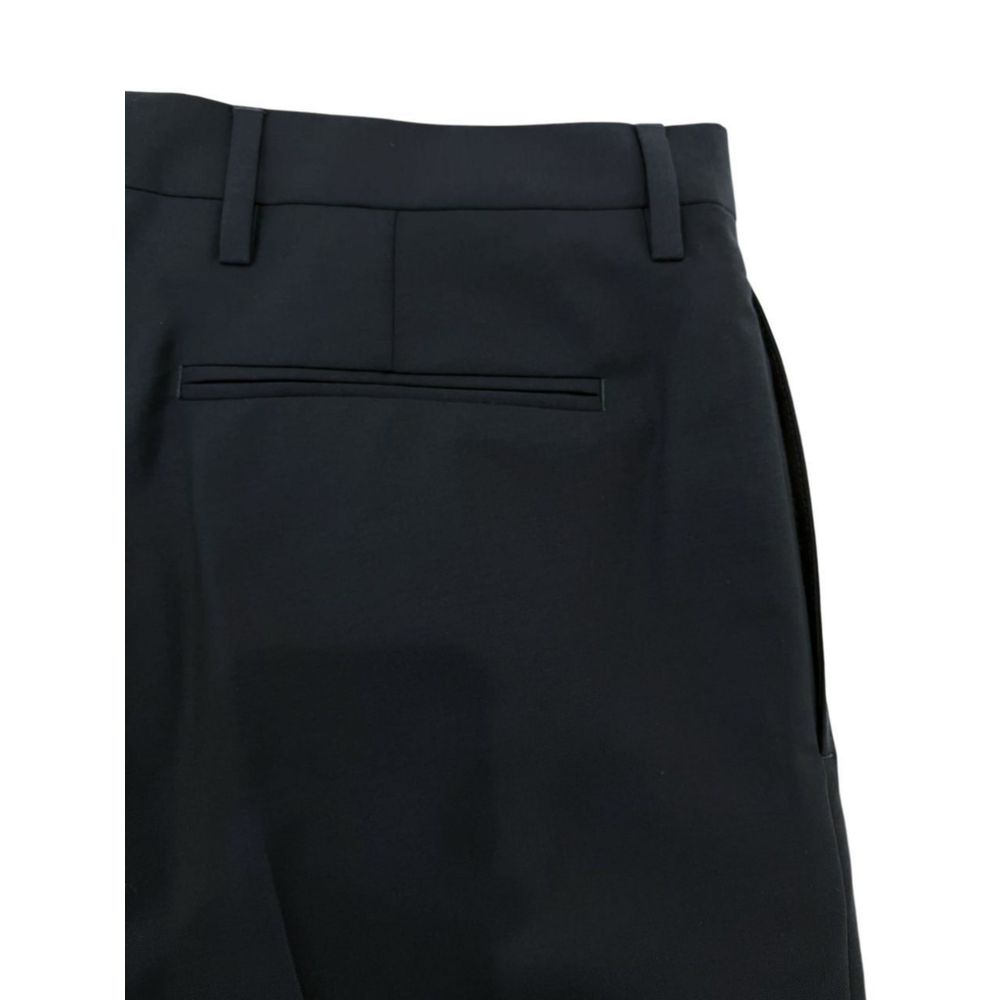Valentino Blue Virgin Wool Men's Trouser