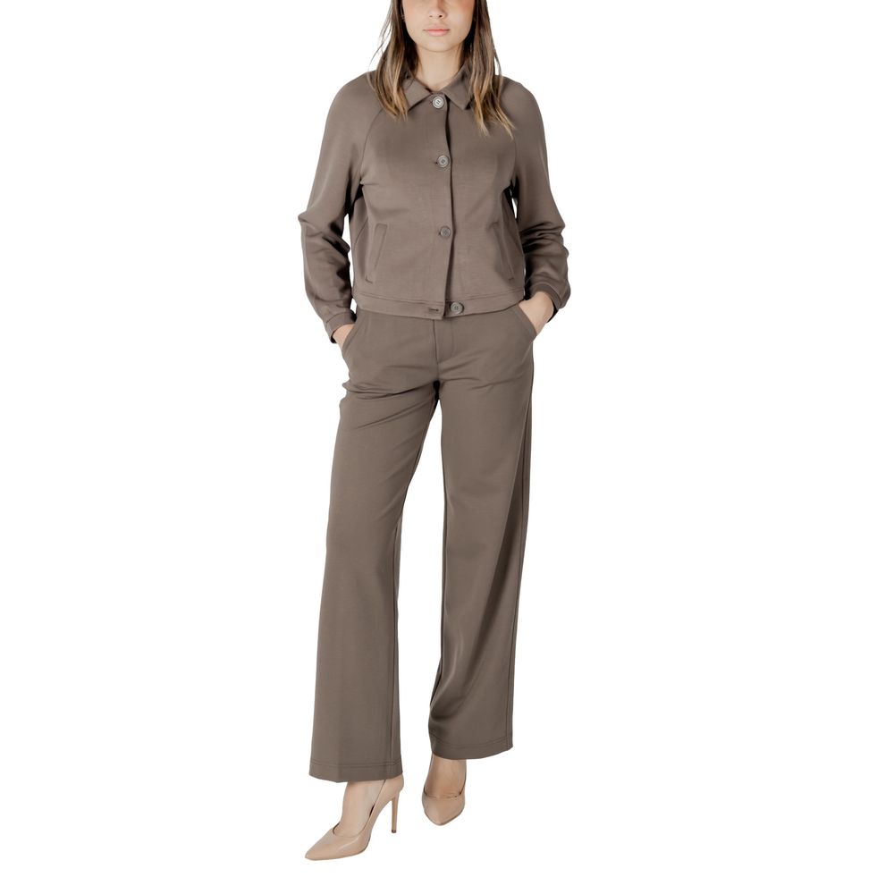 Street One Gray Modal Jackets & Coat