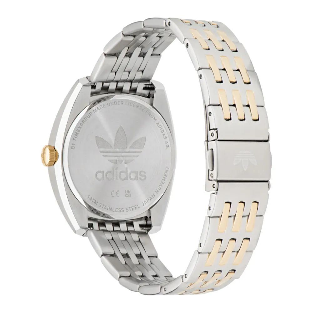 Adidas Gray Stainless Steel Stainless Steel Watch