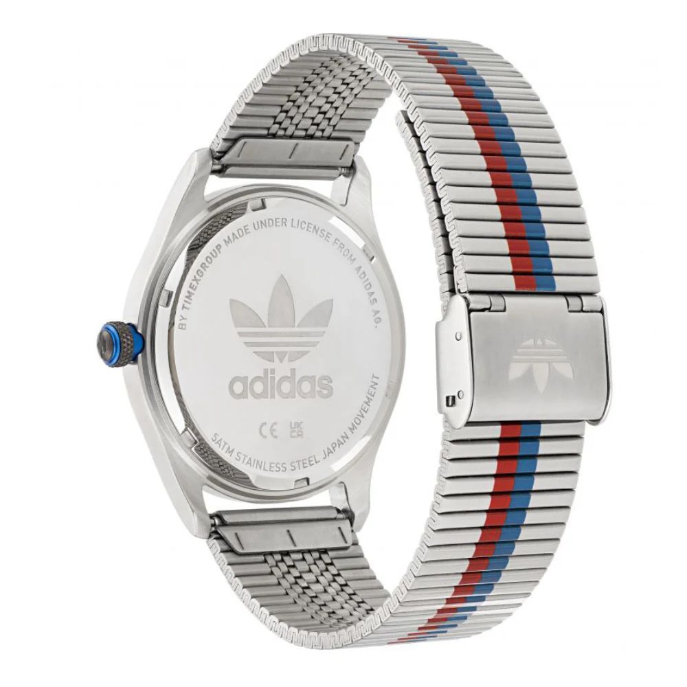 Adidas Gray Stainless Steel Stainless Steel Watch