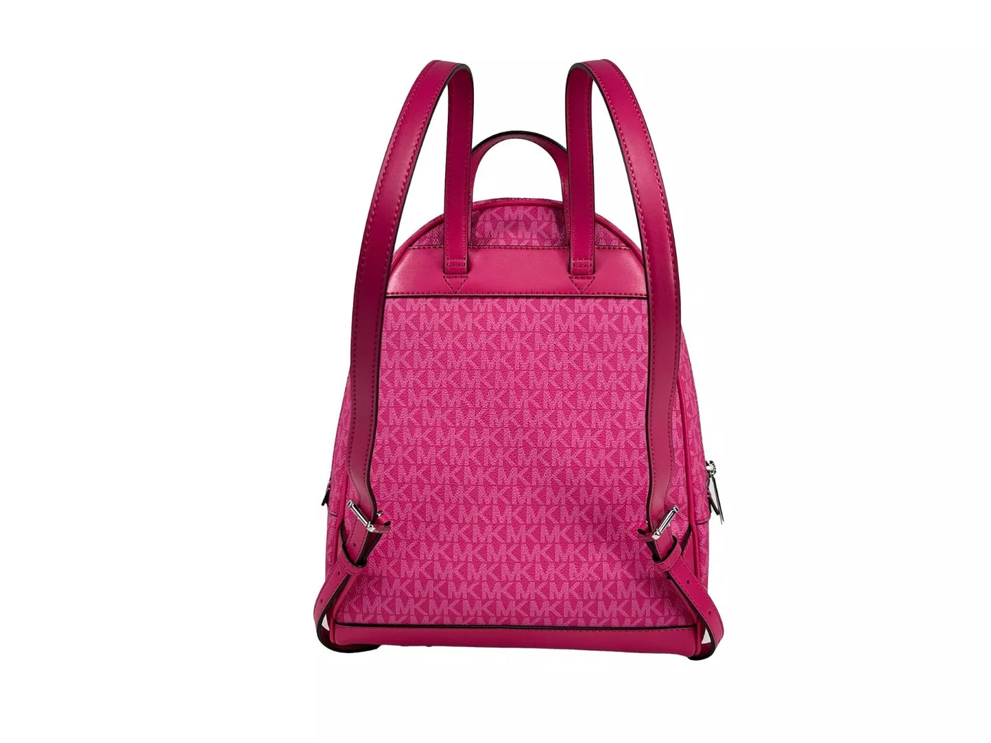 Michael Kors Rhea Medium PVC Backpack Bookbag Dragon Fruit
