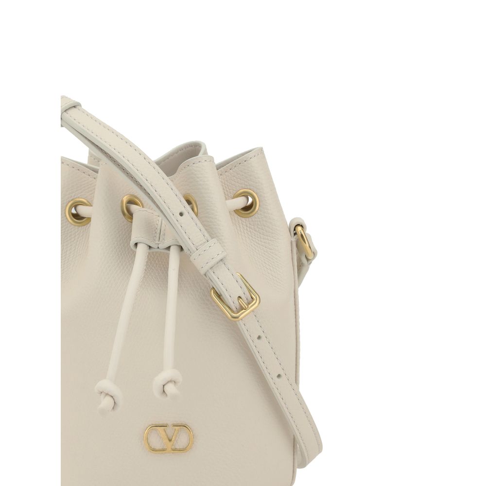Valentino Garavani Mini Vlogo Drawstring Bucket Bag
