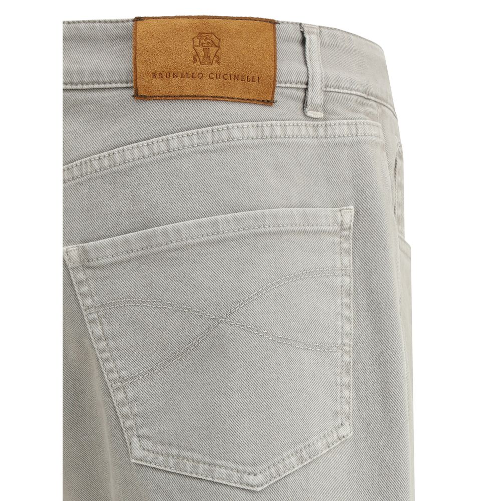 Brunello Cucinelli Pants with turn-up hem