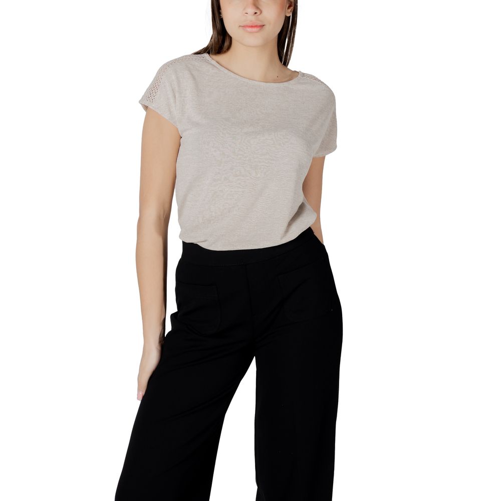 Street One Beige Polyester Tops & T-Shirt