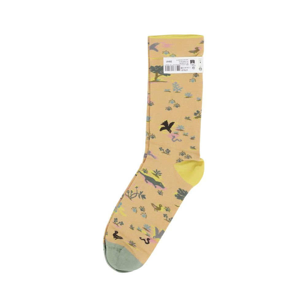 Bonne Maison Nature-inspired pattern Socks