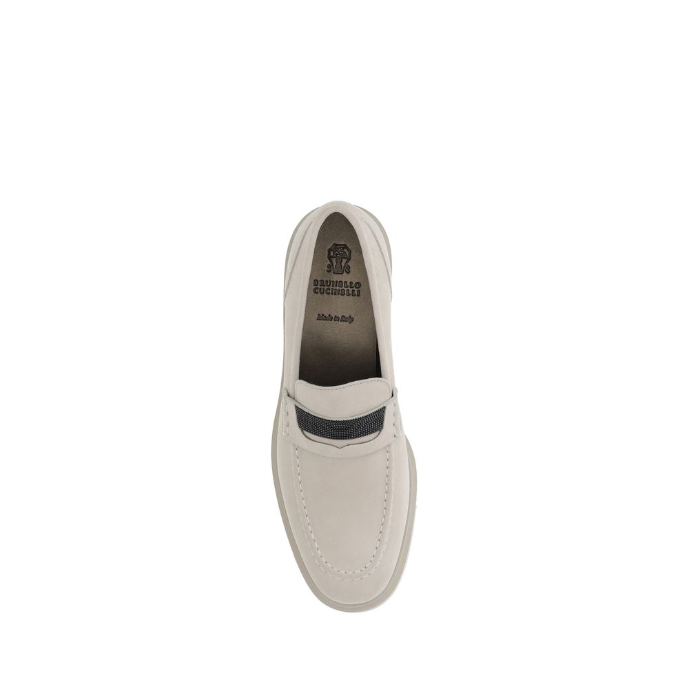 Brunello Cucinelli Leather Loafers