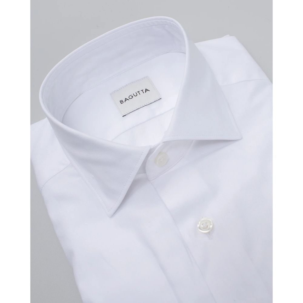 Bagutta White Cotton Shirt