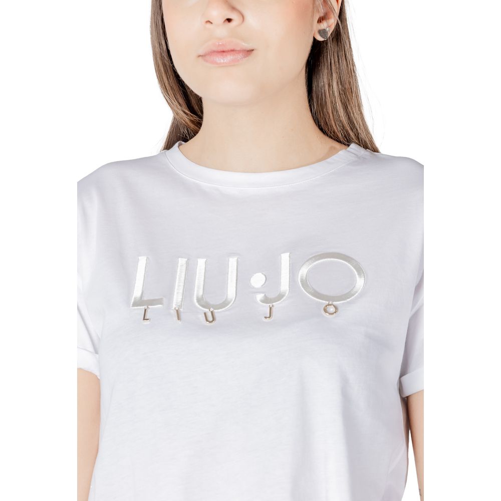 Liu Jo White Cotton Tops & T-Shirt