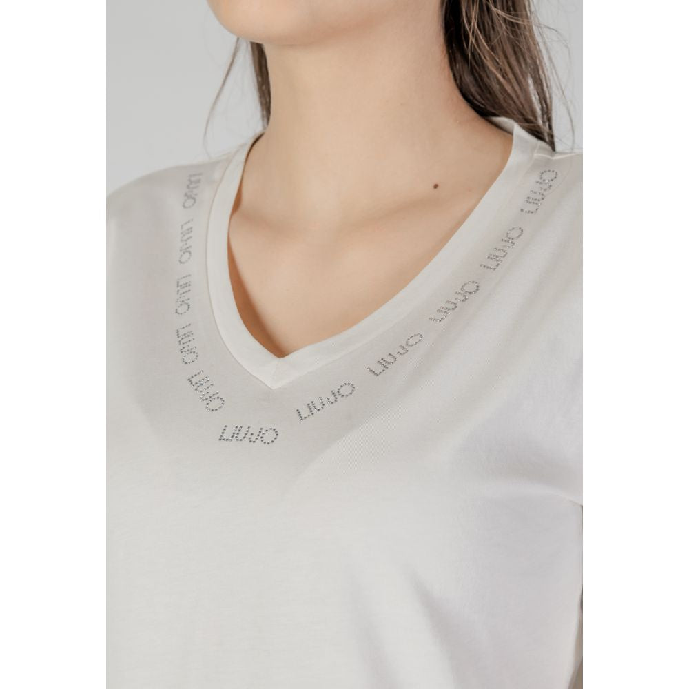 Liu Jo White Cotton Tops & T-Shirt
