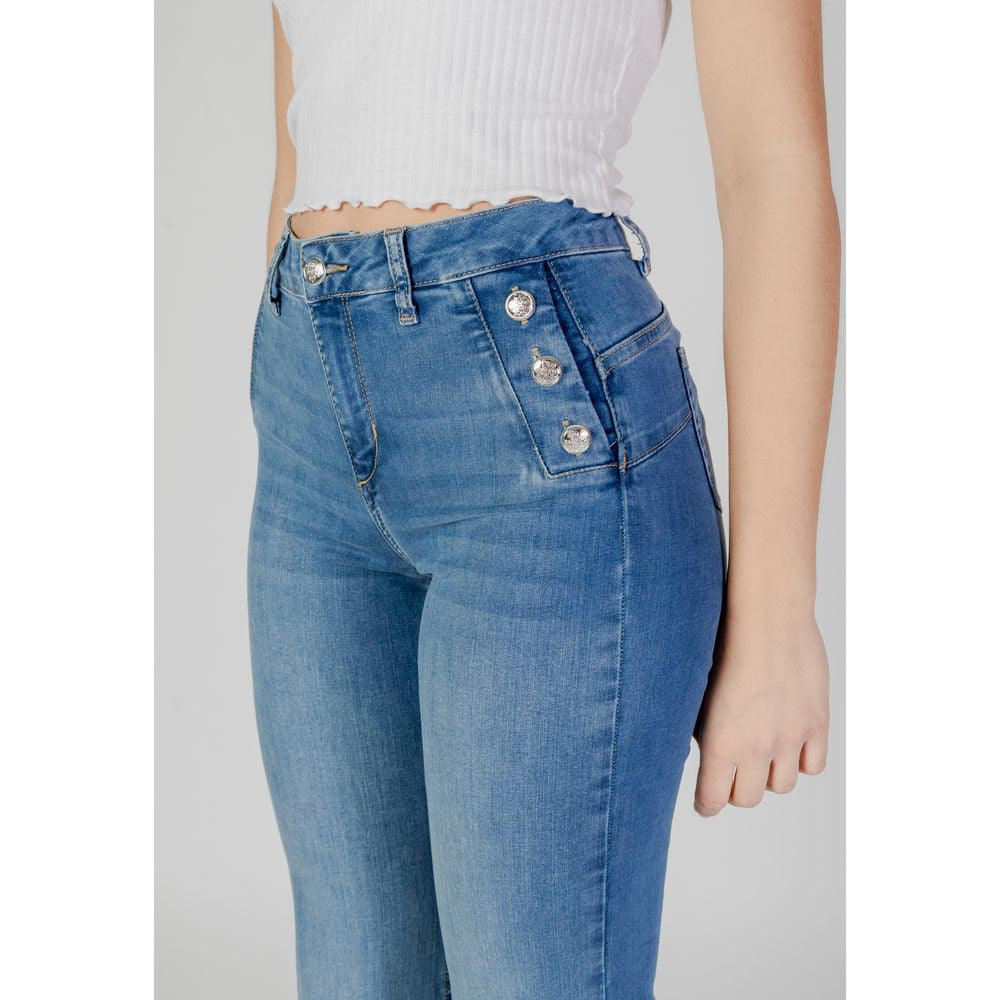 Liu Jo Light Blue Cotton Jeans & Pant