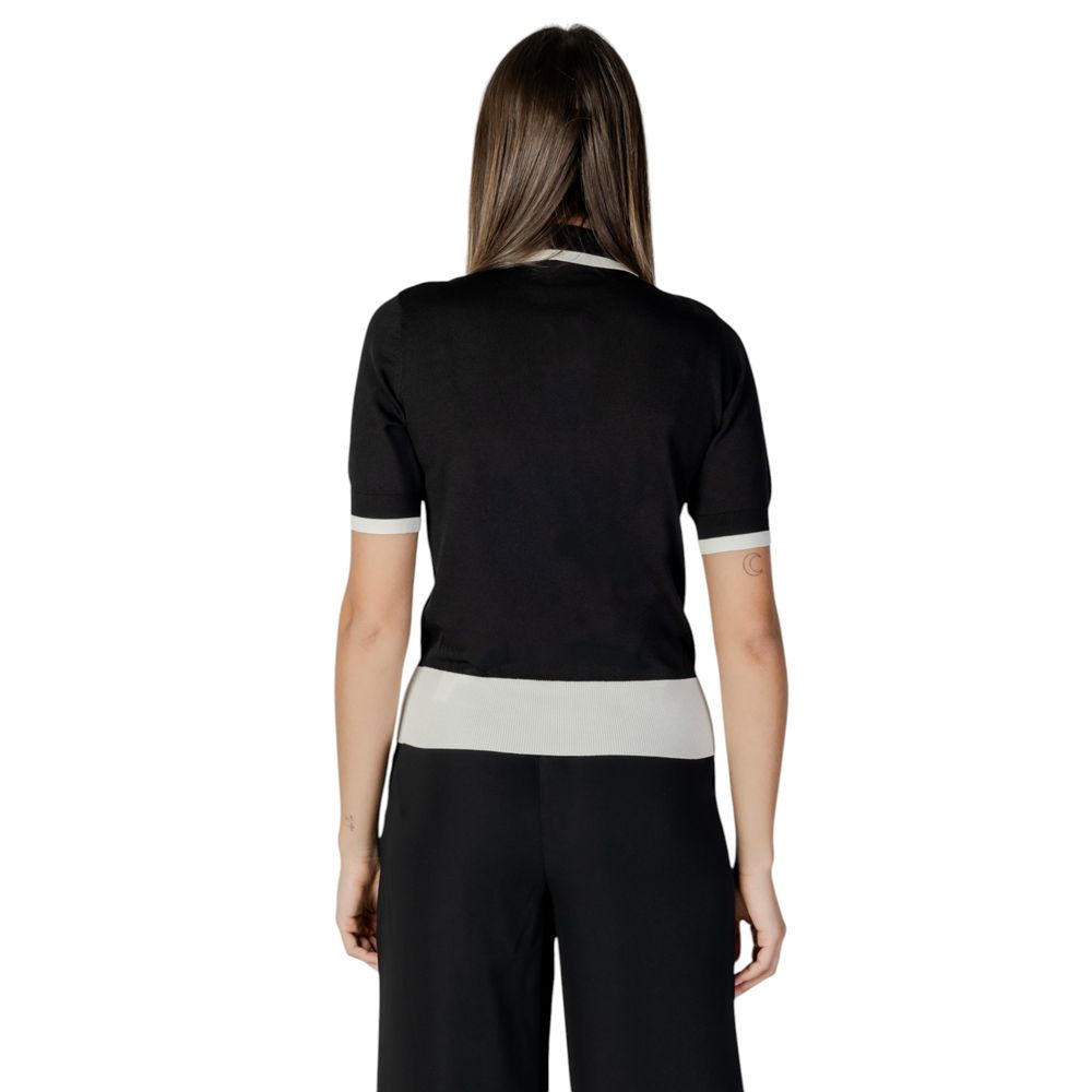 Liu Jo Black And White Viscose Tops & T-Shirt