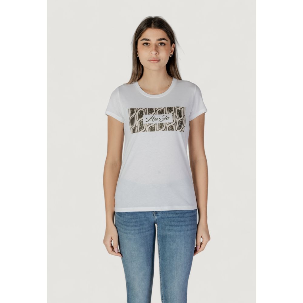 Liu Jo Green Cotton Tops & T-Shirt