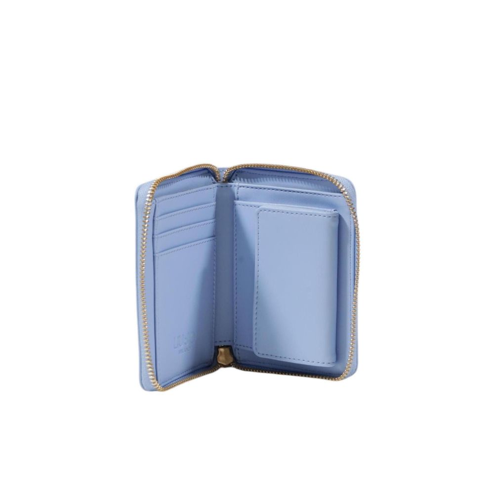 Liu Jo Blue Polyethylene Wallet