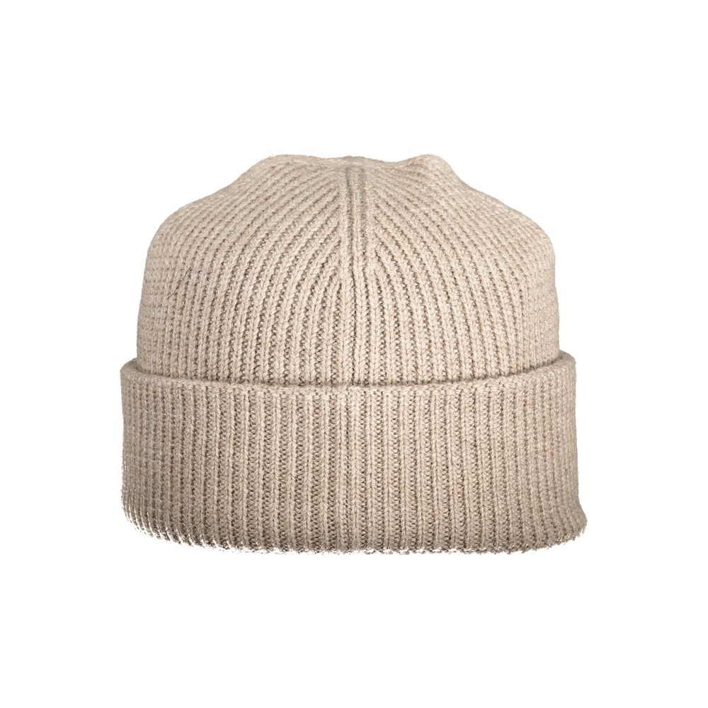 K-WAY Beige Wool Men Cap