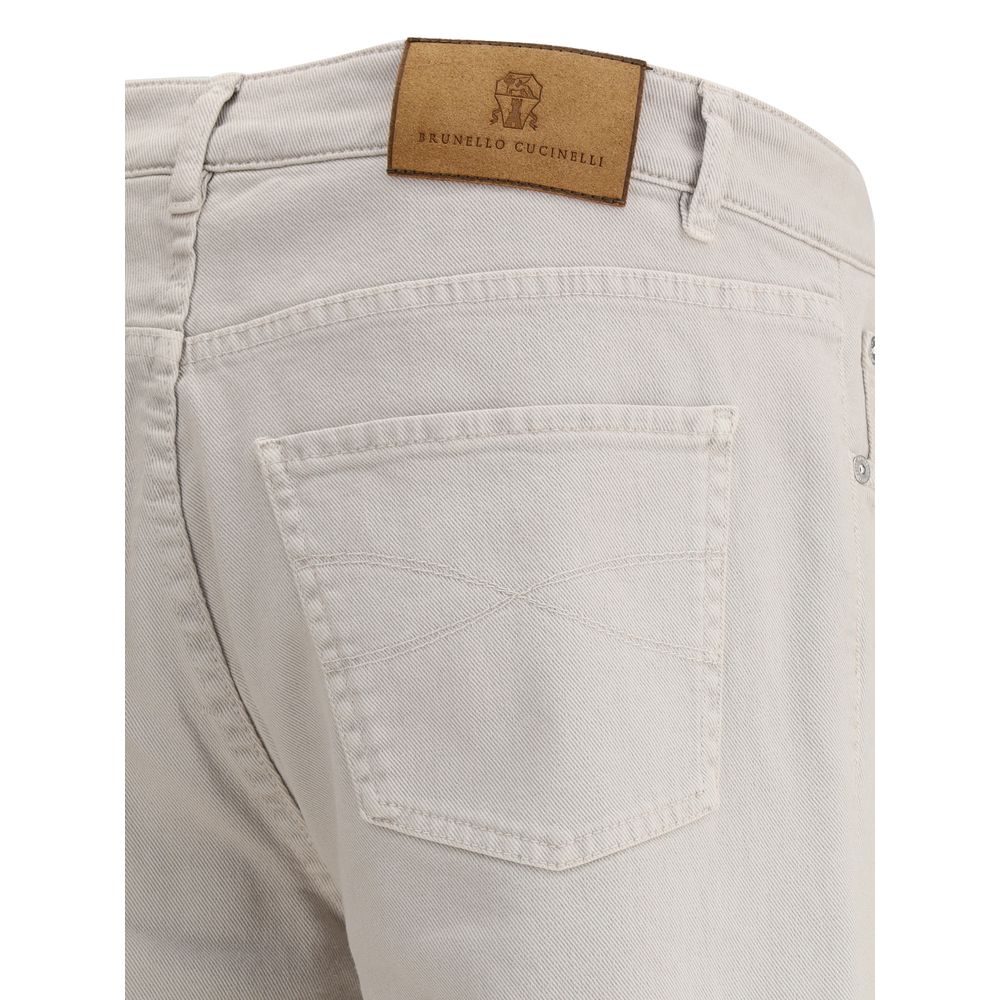 Brunello Cucinelli Jeans with turn-up hem