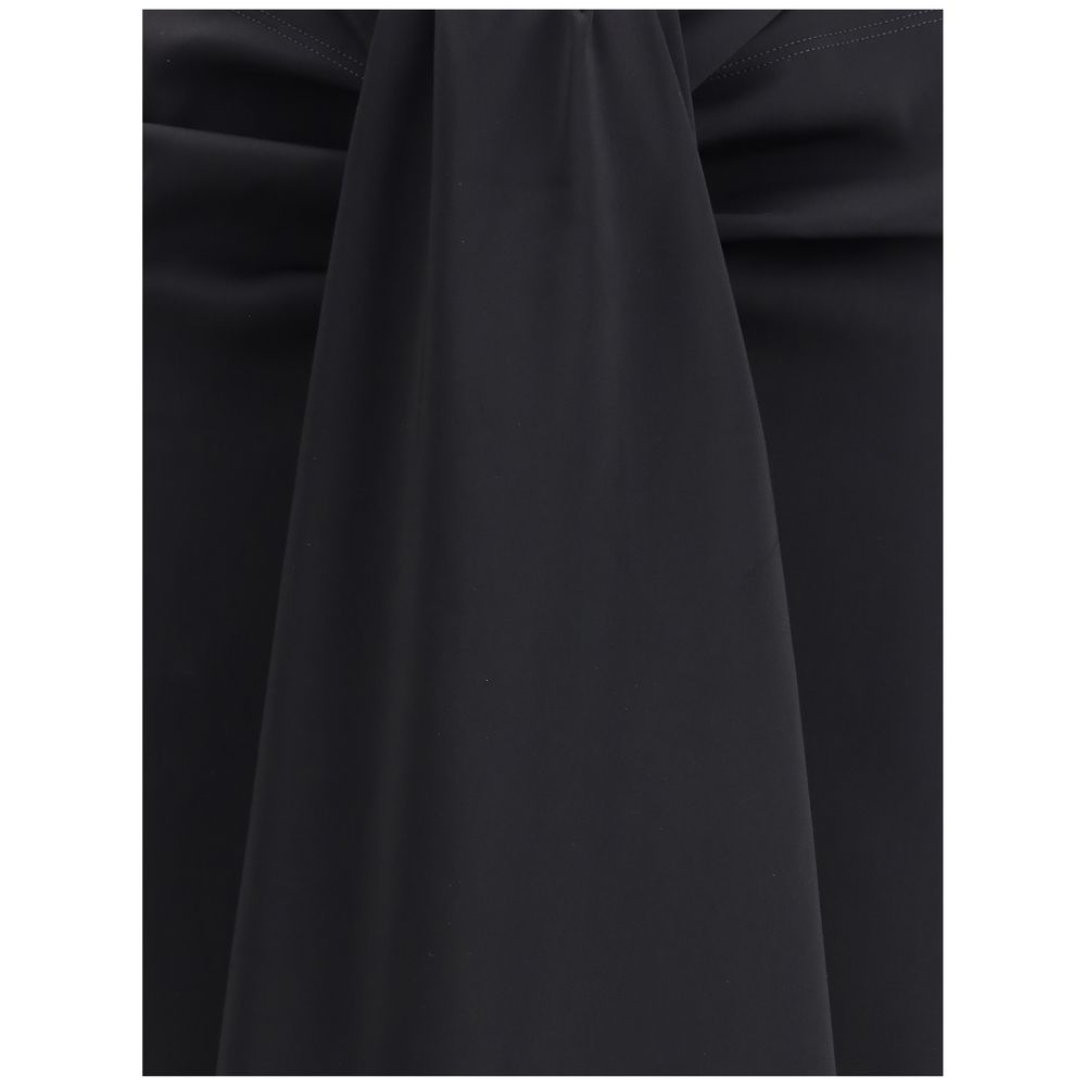Jacquemus Sablier draped midi Skirt