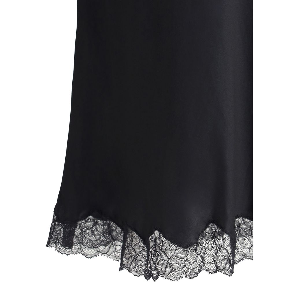 The Row Irene midi silk Skirt