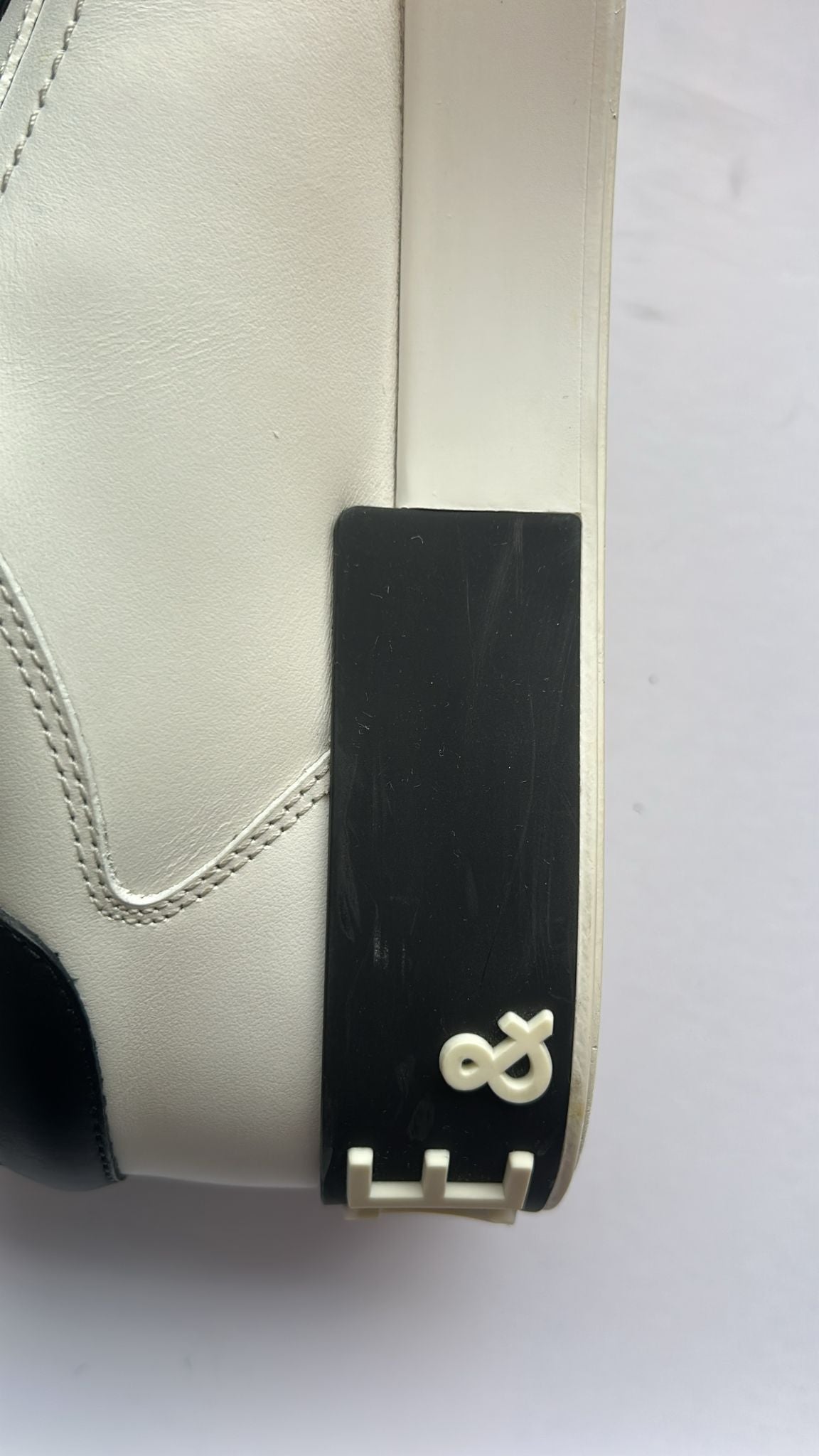 Dolce & Gabbana White Leather Logo Portofino Sneakers Shoes