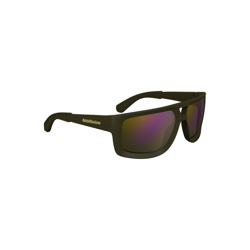 Calvin Klein Green Plastic Mens Sunglasses