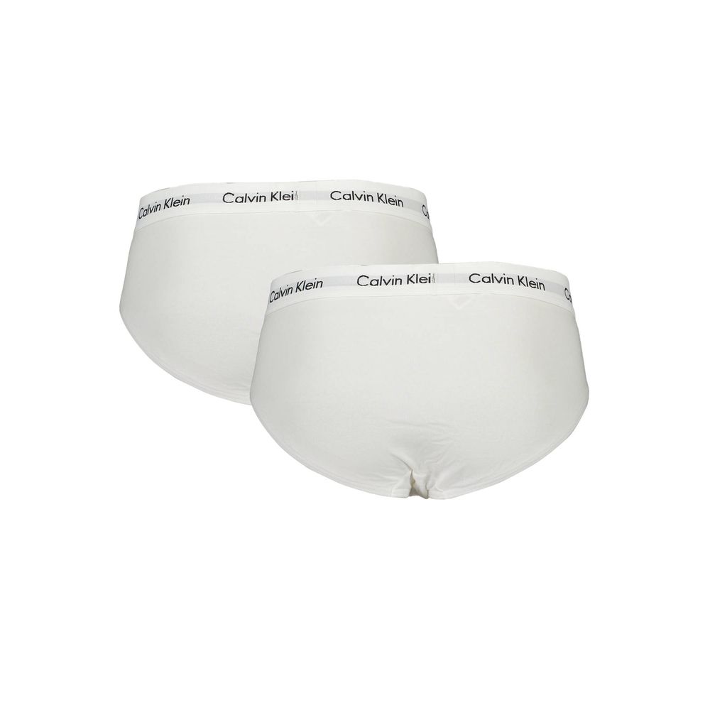 Calvin Klein White Cotton Men Brief