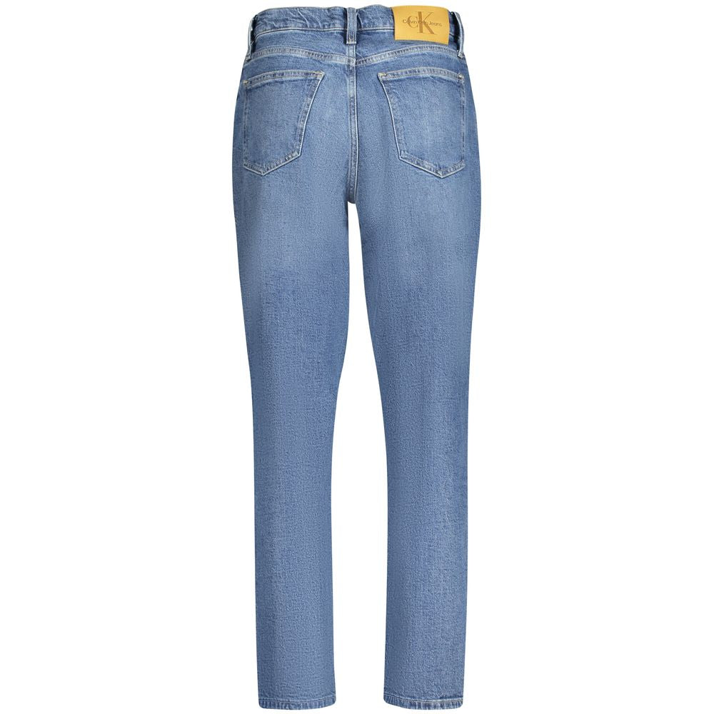 Calvin Klein Blue Cotton Jeans & Pant