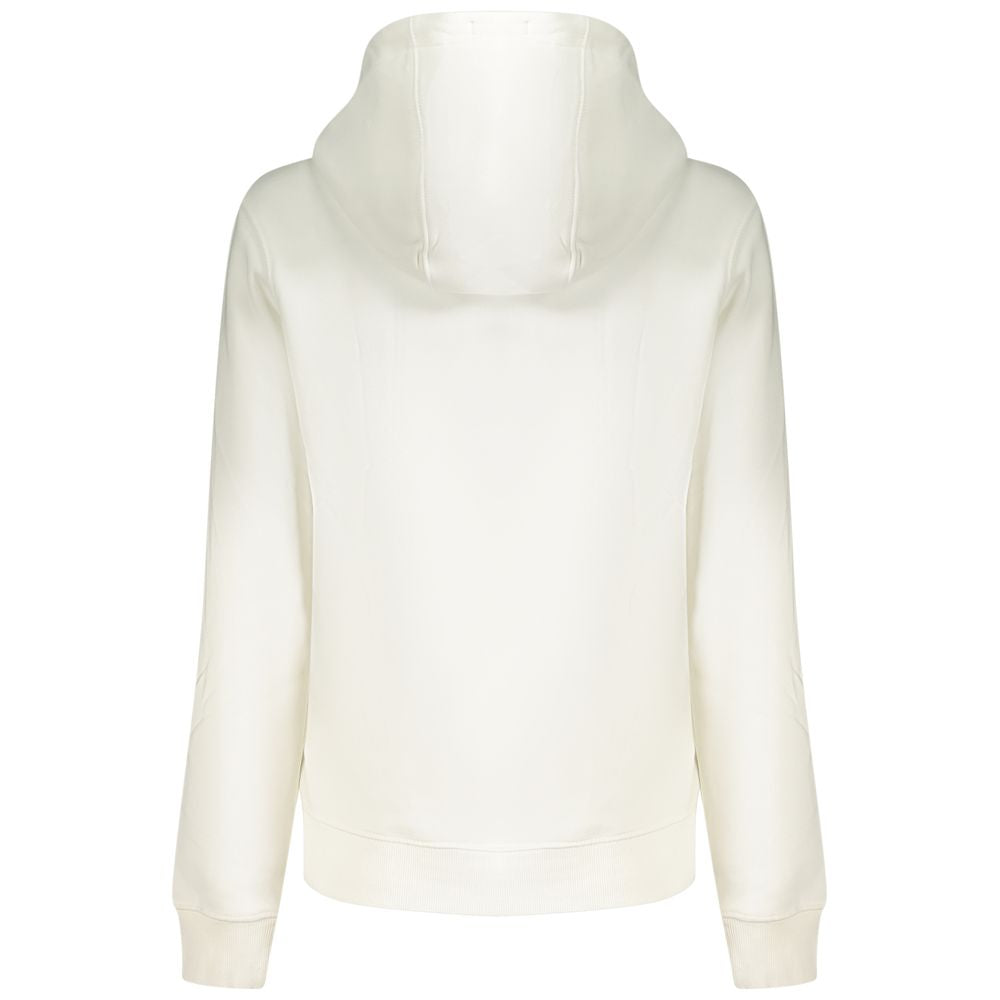 Tommy Hilfiger White Cotton Women's Hooded Sweater